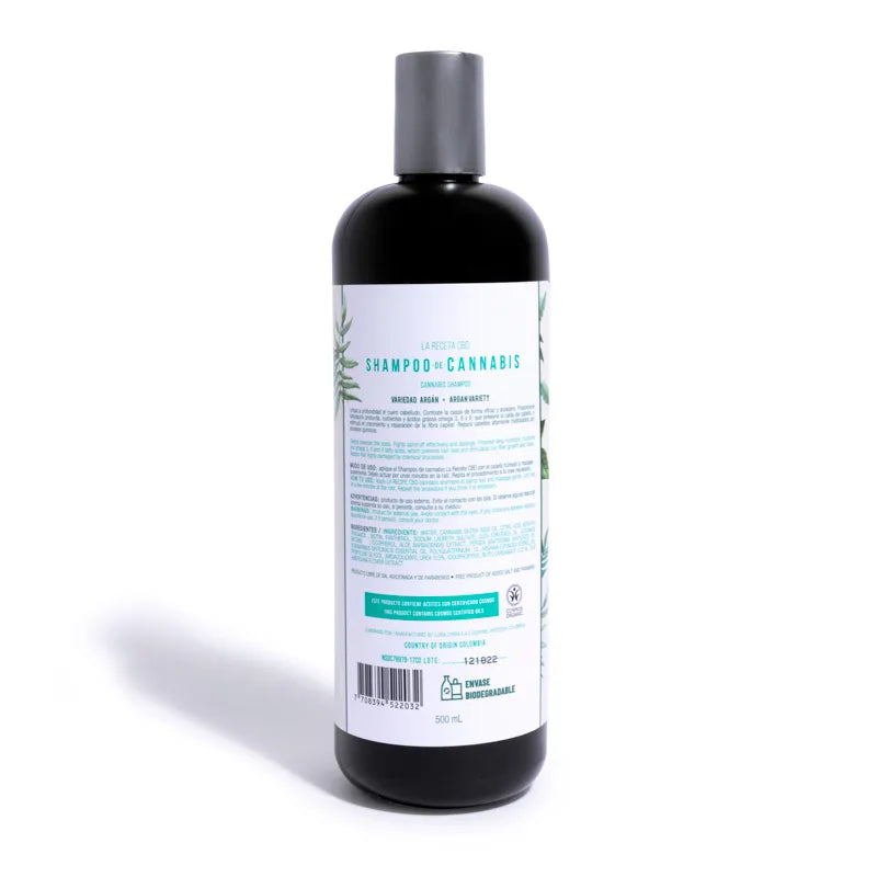 Shampoo de Cannabis para Cabello Graso