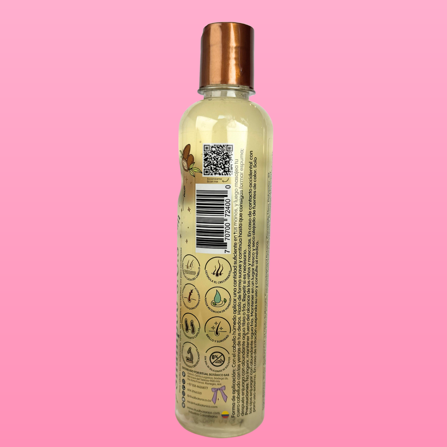 Shampoo S.O.S con cebolla y argán
